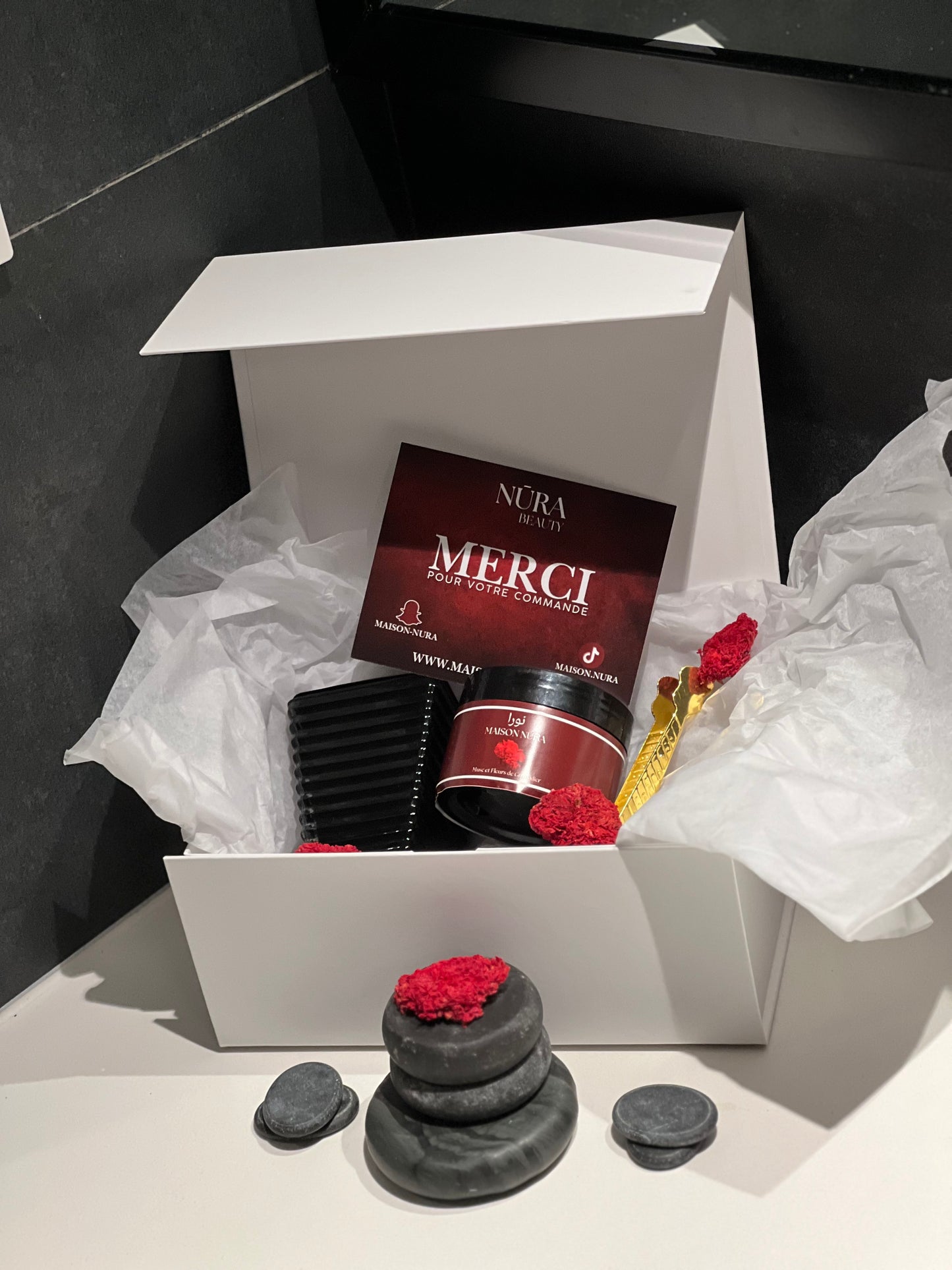Coffret Apaisement Orientale Full Set -Encens à la gomme arabique et Fleurs de Grenadiers