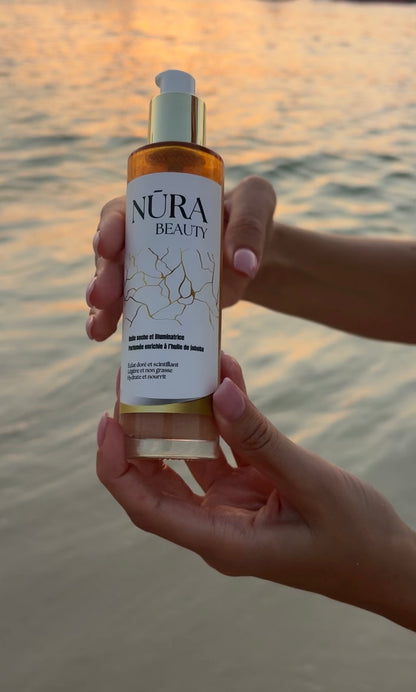 Huile sèche, non grasse. Parfumée et pailletée✨ 100% Naturelle🍃 50ml