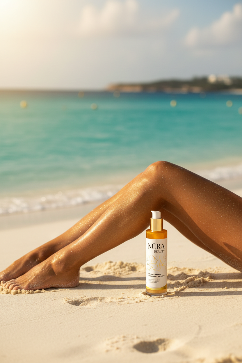 Huile sèche, non grasse. Parfumée et pailletée✨ 100% Naturelle🍃 50ml
